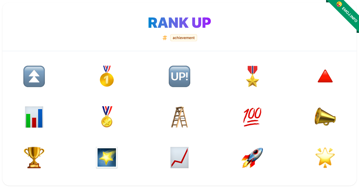 Rank Up Emojis Meaning Copy Paste rank-up-emojis-meaning-copy-paste