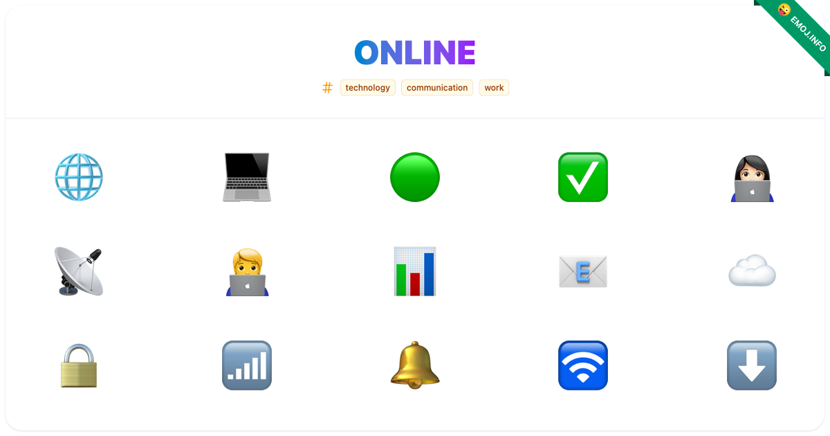 Online Emojis π π» π’ | Meaning, Copy & Paste