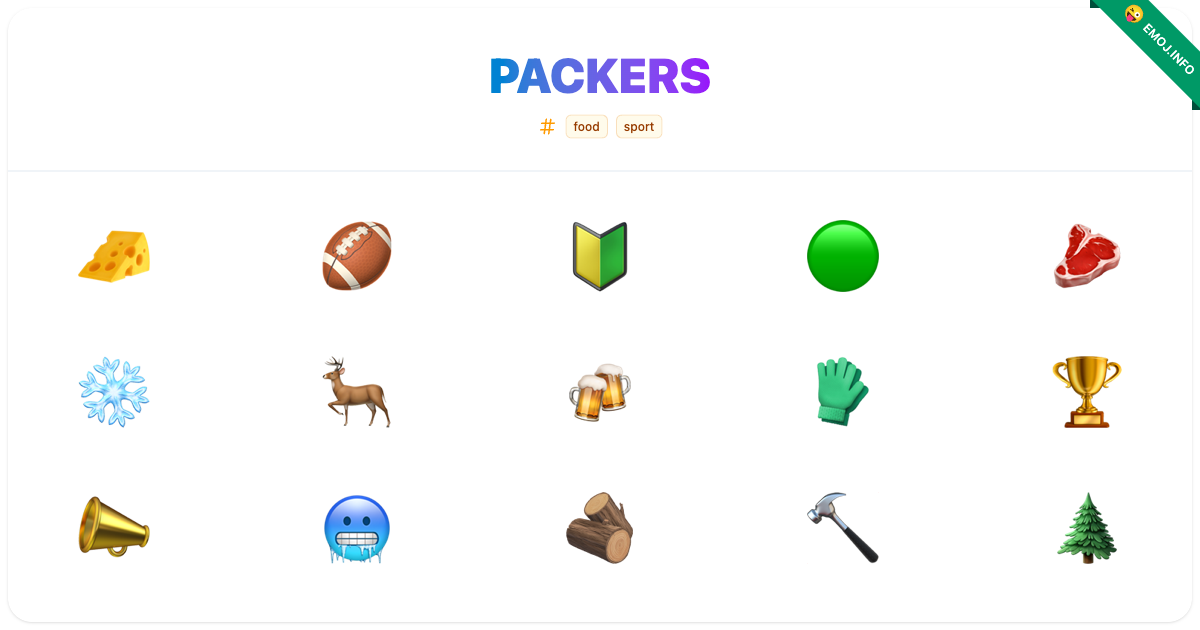 Packers Emojis π§ π π° | Meaning, Copy & Paste