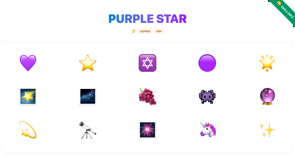 Purple Star Emojis Meaning Copy Paste purple-star-emojis-meaning-copy-paste