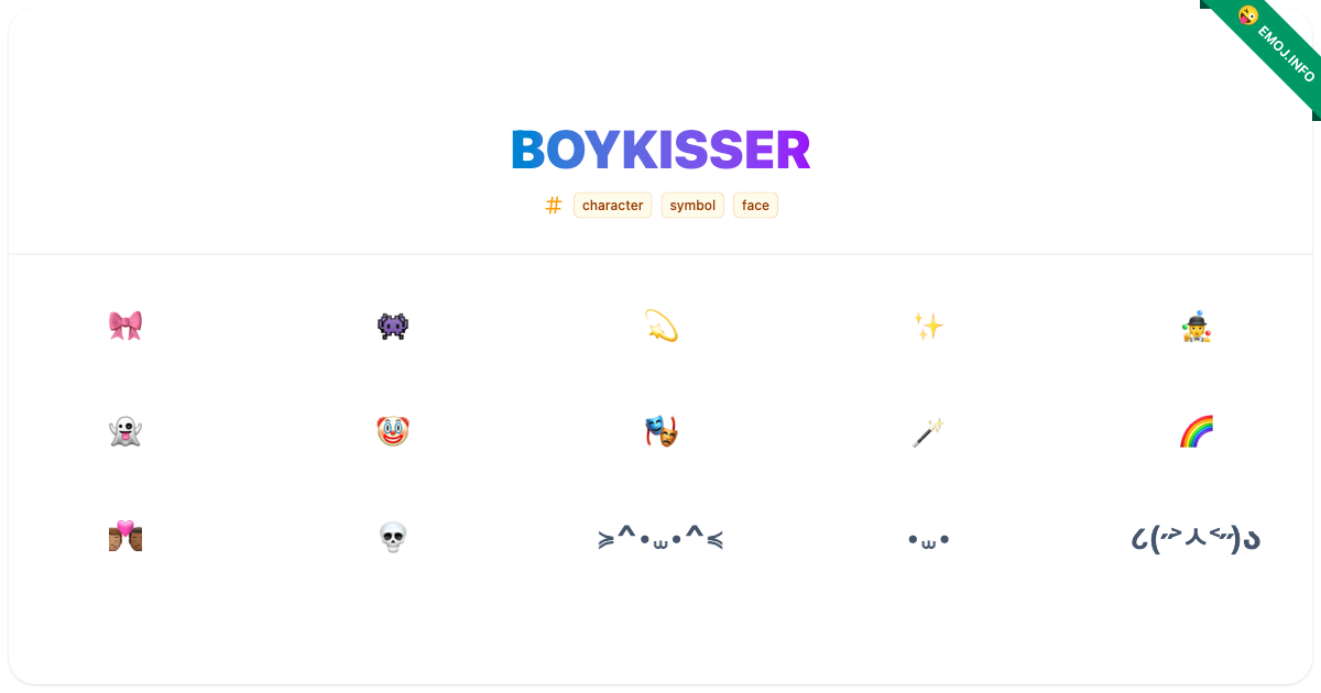Boykisser Emojis ๐ ๐พ ๐ซ | Meaning, Copy & Paste