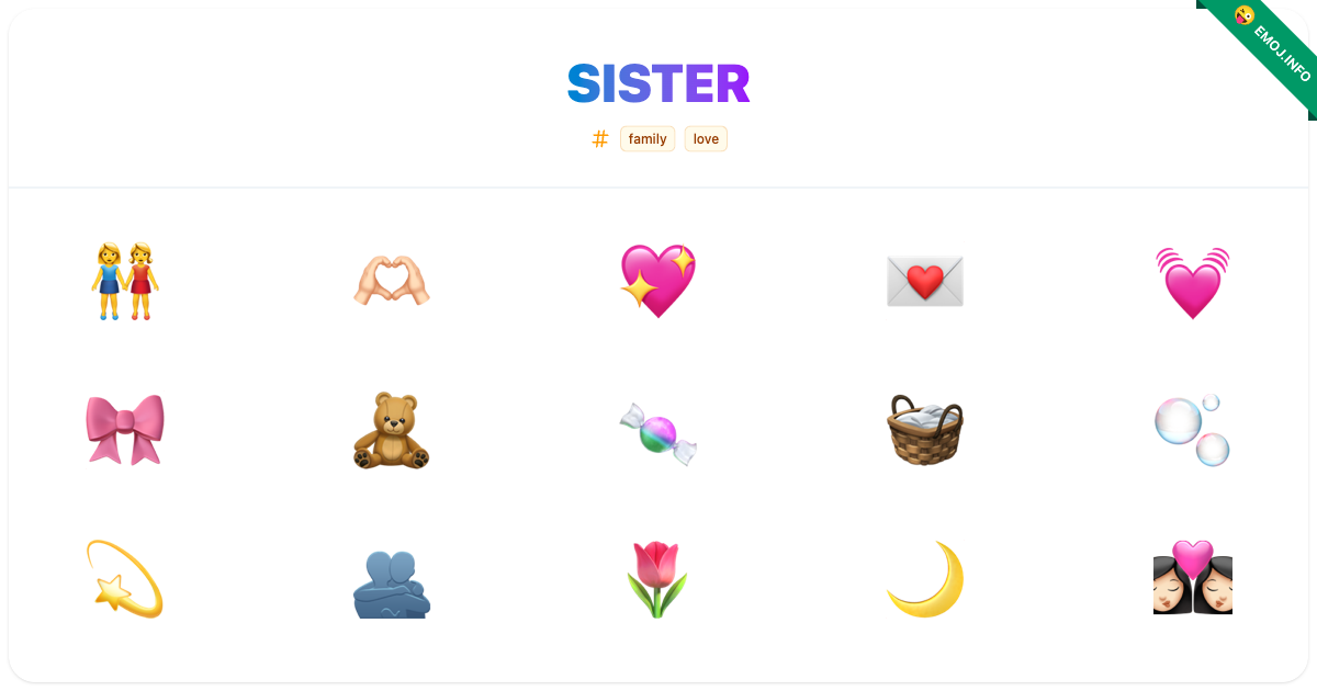 Sister Emojis π π«Άπ» π | Meaning, Copy & Paste