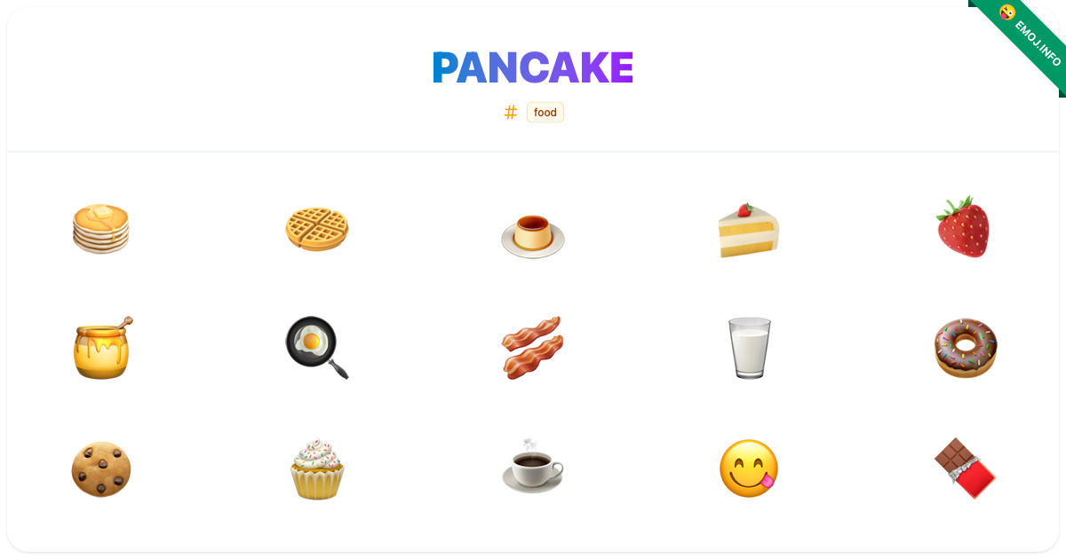 Pancake Emojis ๐ฅ ๐ง ๐ฎ | Meaning, Copy & Paste